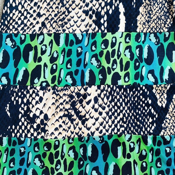 DIANE Von FURSTENBERG 100% Jersey Silk Animal Print Dress Stretch Open Back Sz 4 - Picture 10 of 12